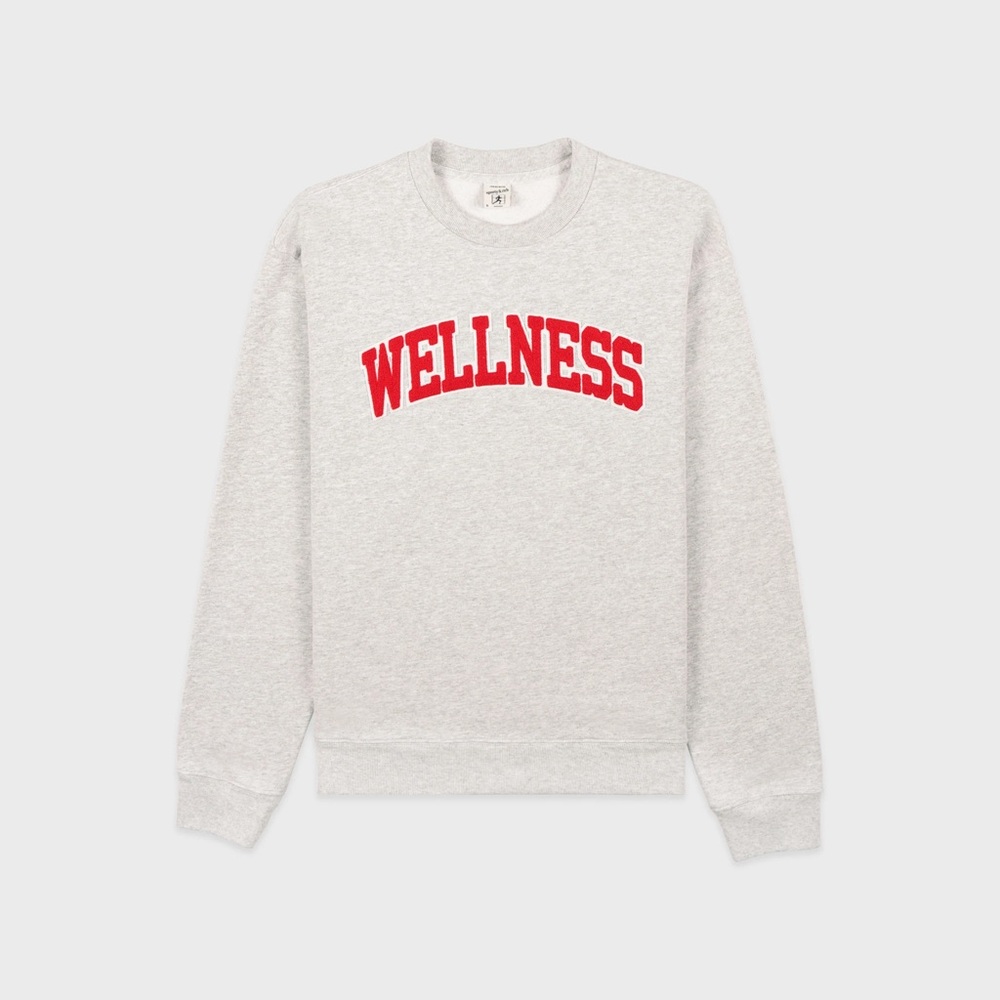 Sporty & Rich Wellness Boucle Crewneck Sweater